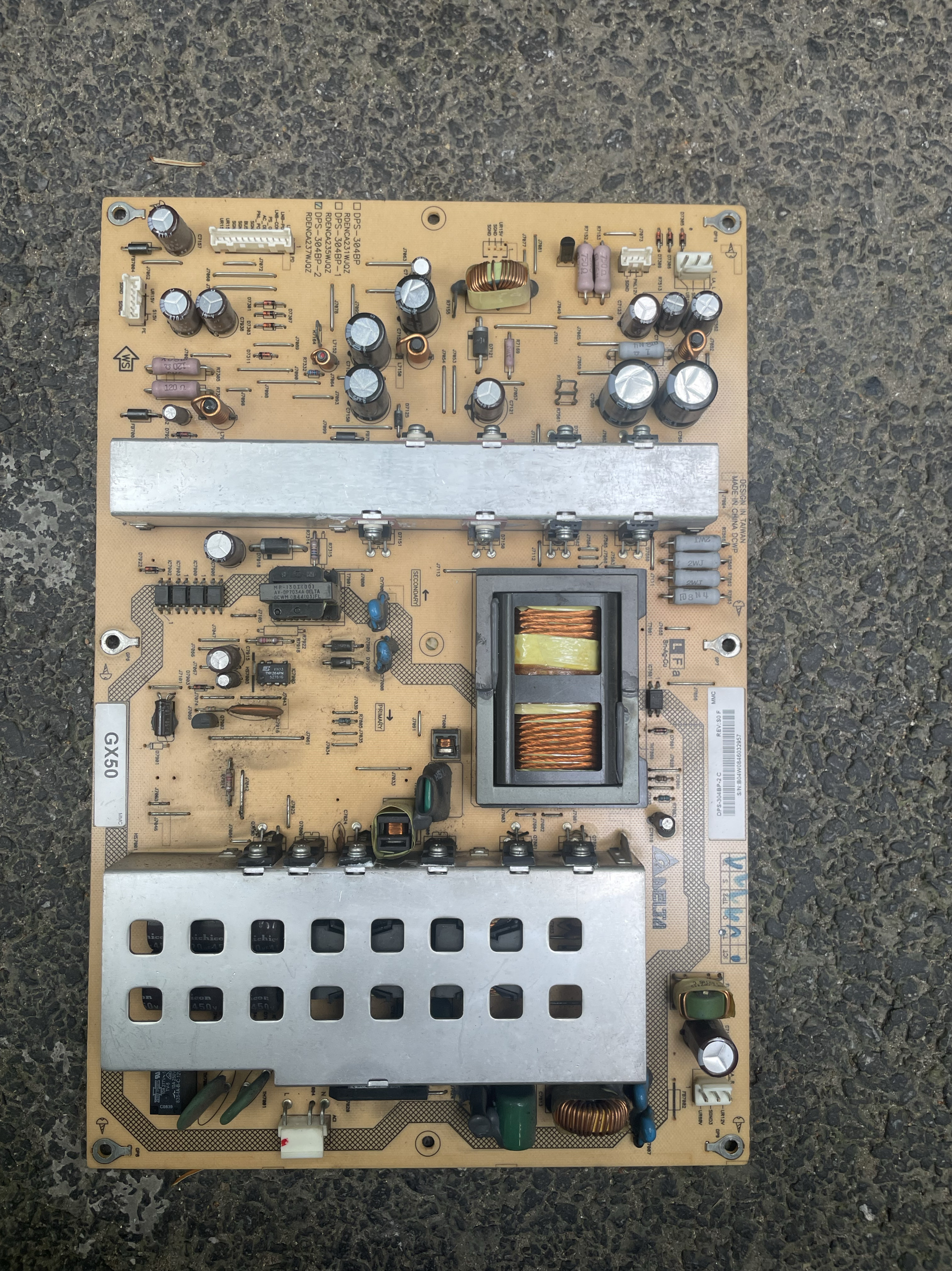 LCD-46GX3 46A63 52GX3电源板RDENCA237WJQZ DPS-304BP-2