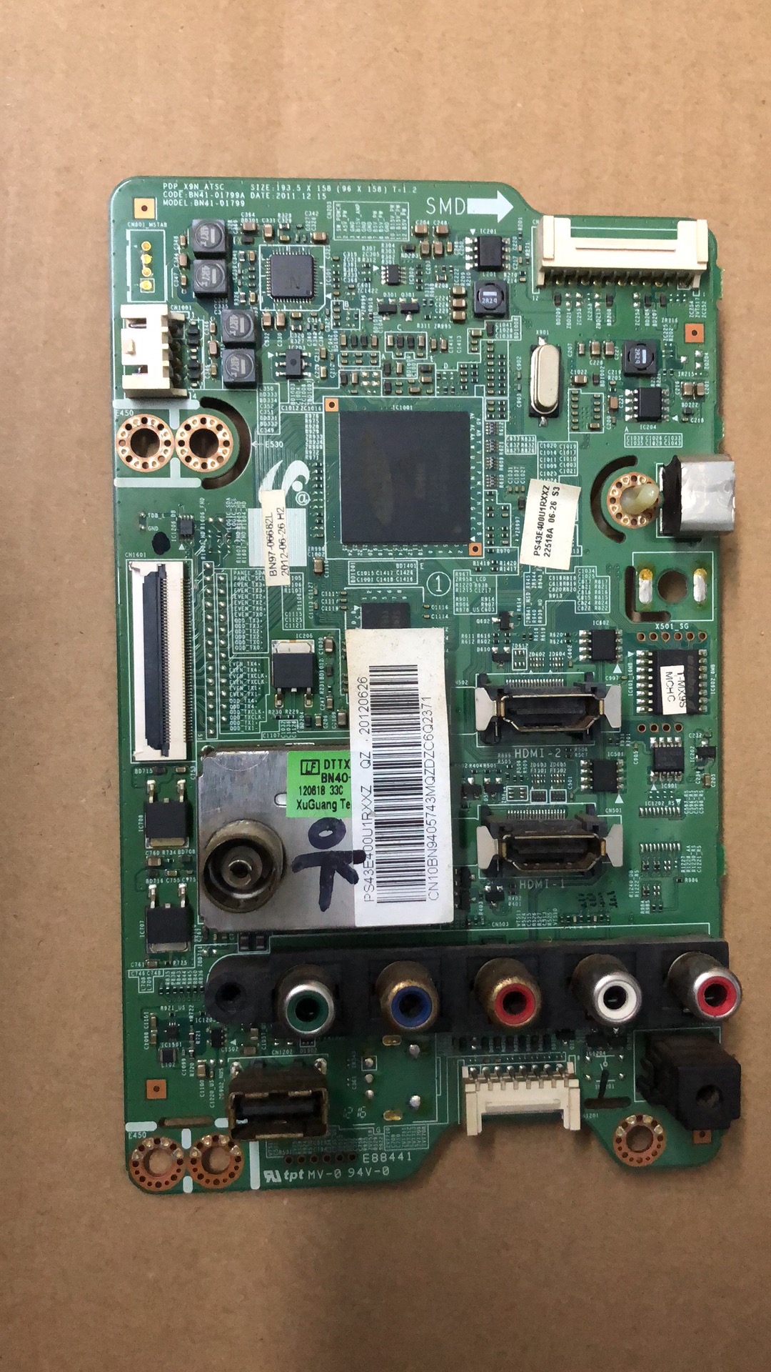 原装三星 PS43E400UIR 主板 BN41-01799A 配屏 S43SD-YB01测好