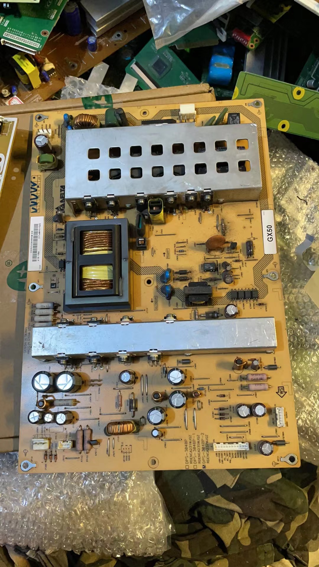 夏普LCD-42/46/52GX3 46A63电源板RDENCA237WJQZ DPS-304BP-2