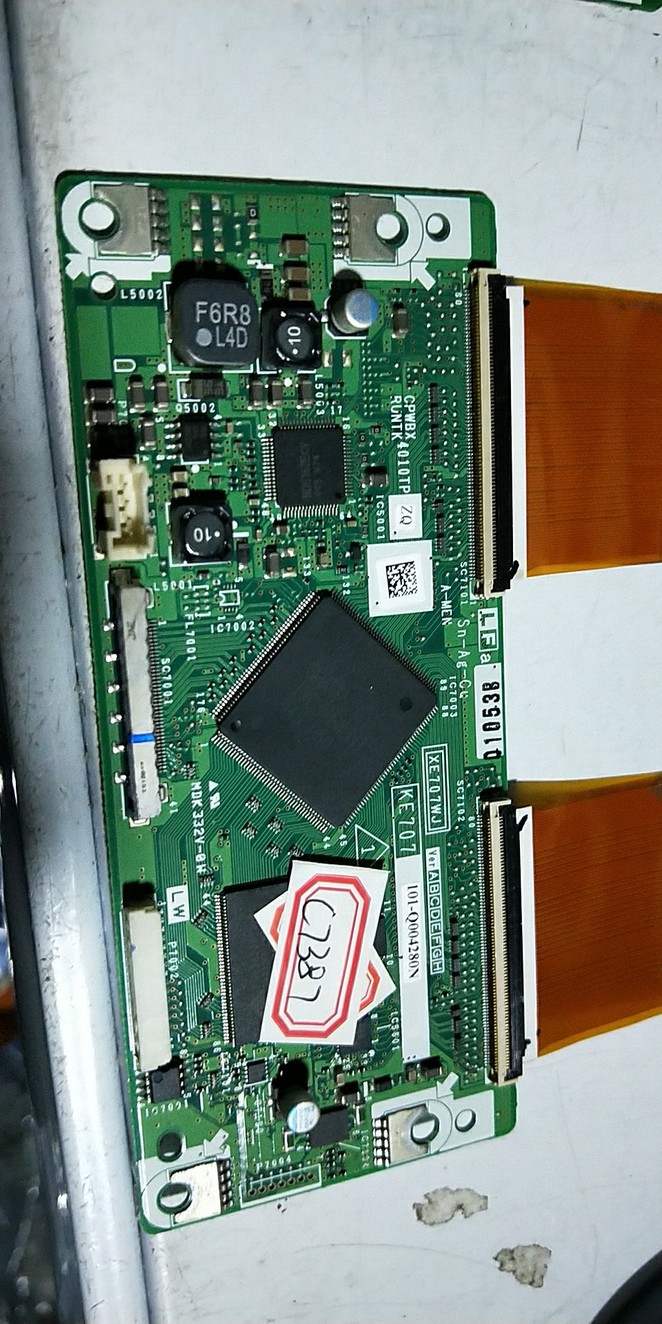 原装夏普46G100A逻辑板CPWBX RUNTK4010TP ZQ XE707WJ 4010TP