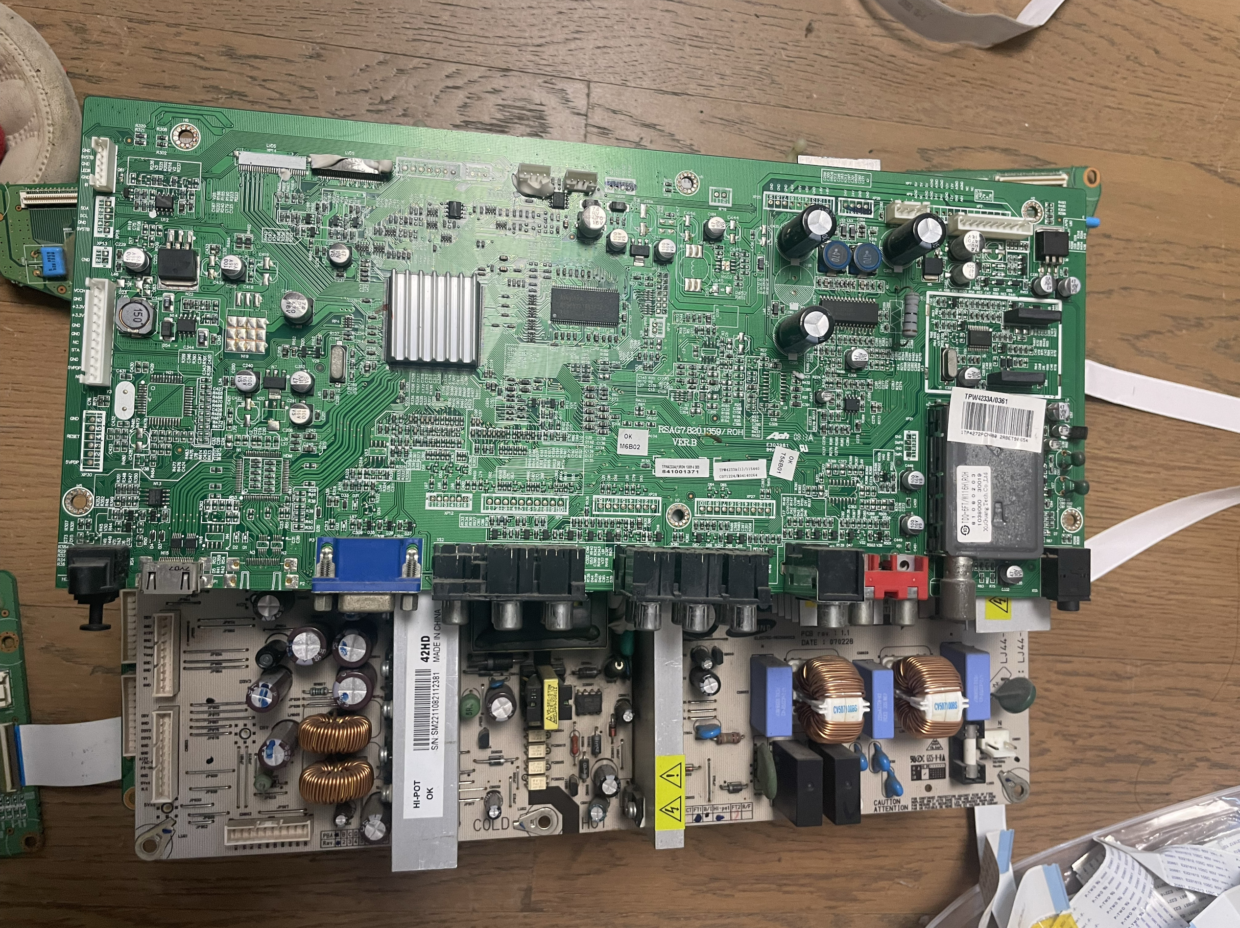 TPW4239 TPW4233 TPW4239U主板RSAG7.820.916/ROH配屏可选