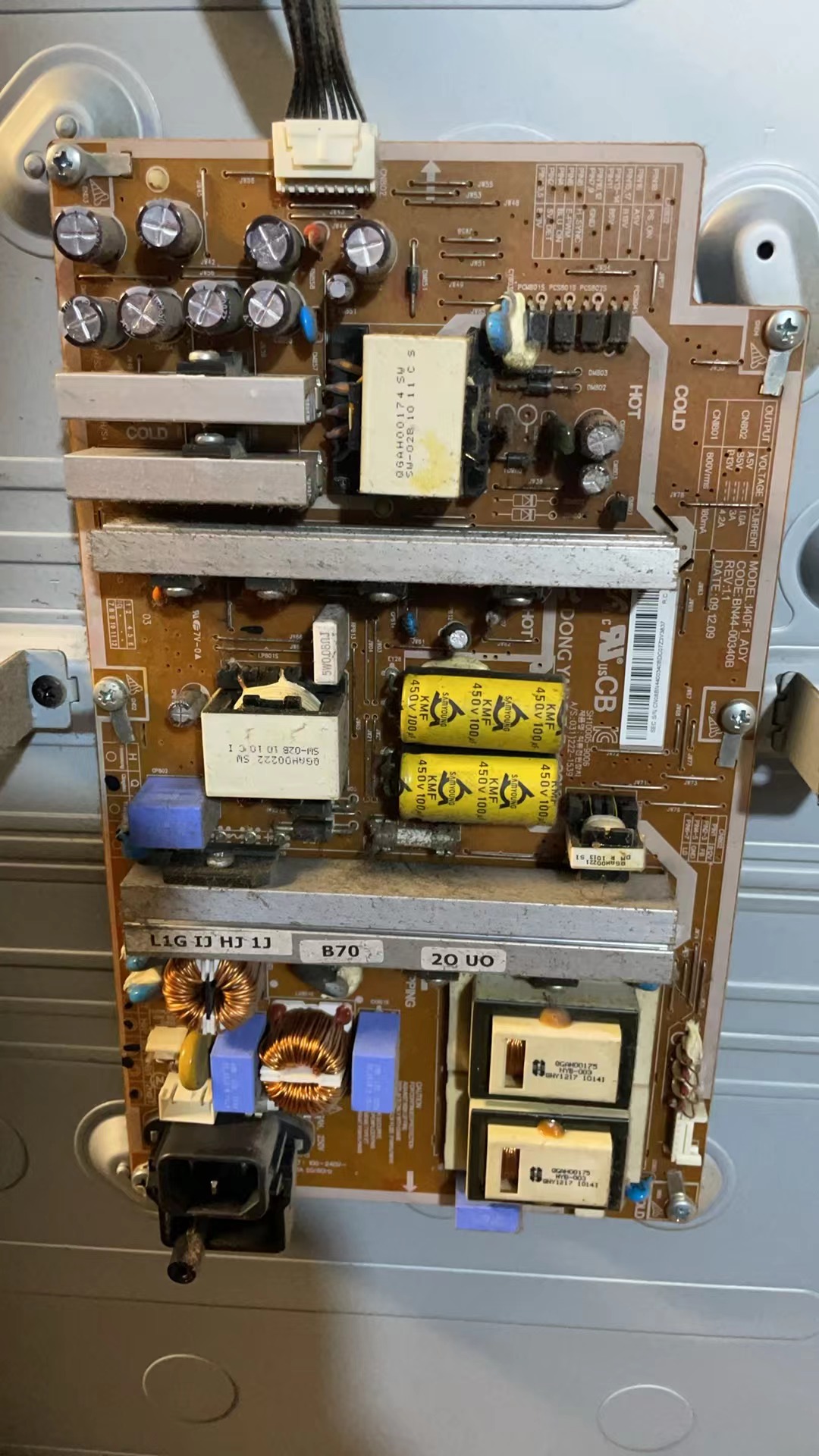 原装三星LA40C530F1R LA40C630K1F电源板I40F1_ASM BN44-00340A/B