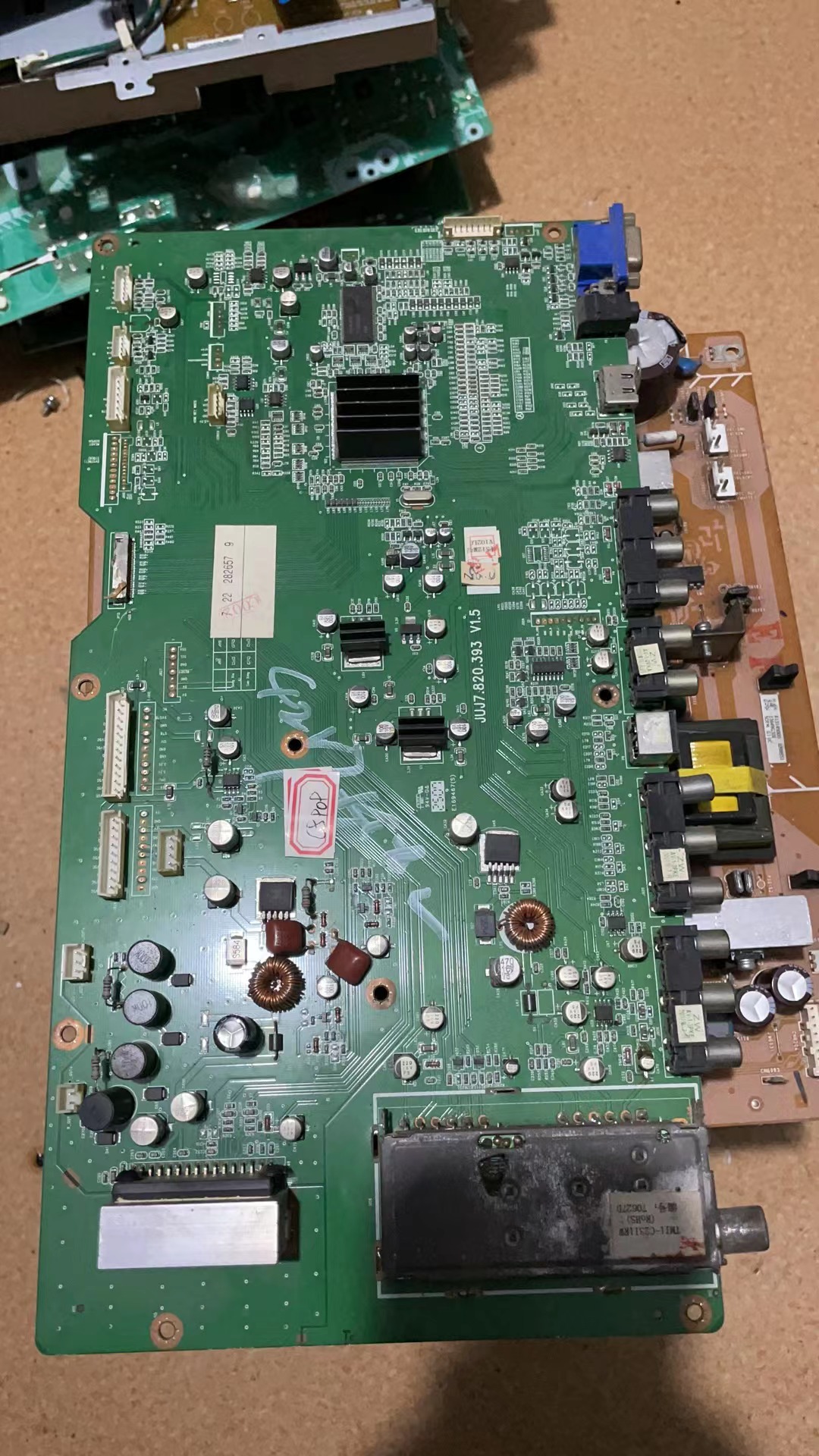 拆机长虹PT42600主板 JUJ7.820.393V1.5 屏PDP42V7