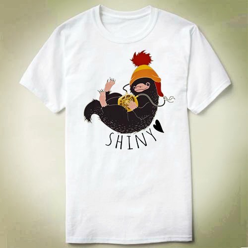 Shiny 3 niffler 个性 来图 定制 衣服 DIY tee T-Shirt T恤 衣服