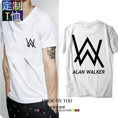 定制艾伦沃克DJ短袖T恤Alan Walker T恤同款Faded电音夏季男女潮
