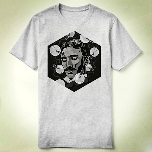 Tesla特斯拉衣服上衣ScienceteeT-ShirtT恤6