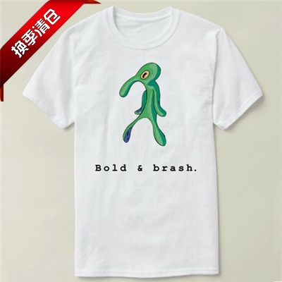 BoldandBrashSpongeBob海绵宝宝上衣DIYTeeT-ShirtT恤