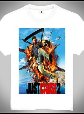 JustCause3T-shirt正当防卫3T恤欧美潮流T恤游戏T恤