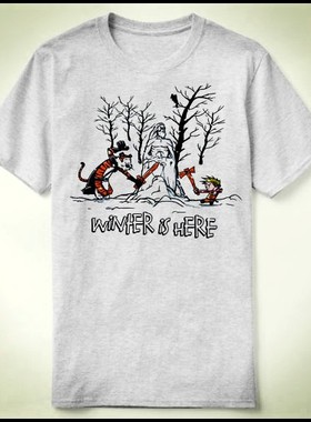 GameofThrones权力的游戏CalvinAndHobbesTeeT-ShirtT恤