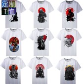 日系潮牌日本武士Samurai武士道歌姬忍者短袖 T恤男上衣情侣潮流