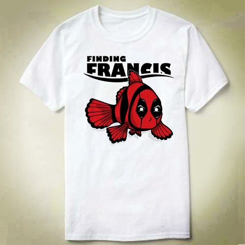 FindingNemoDeadpool死侍Marvel漫威TeeShirt衣服上衣T恤成人