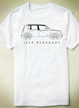 JeepRenegade-stencil衣服个性上衣DIYTeeT-ShirtT恤