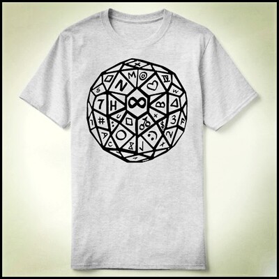 GravityFalls怪诞小镇TheInfinitySidedDiceT-ShirtT恤