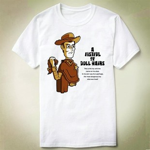 woody Toy Fistful of Doll Hairs Clint t-Shirt T恤 衣服