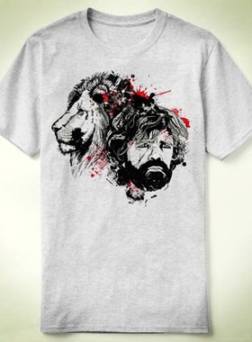 GameofThrones权力的游戏圆领衣服上衣成人TeeT-ShirtT恤u