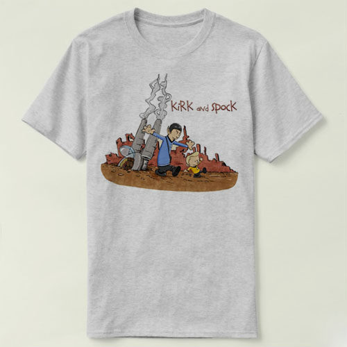 startrekSpockLiveLong星际旅行CalvinHobbesT-ShirtT恤7