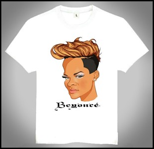 Q版 shirt 碧昂斯 T恤 碧昂斯演唱会 Beyonce 欧美潮流T恤