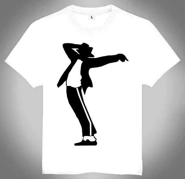Michael Jackson T-shirt 名人T恤 迈克尔 杰克逊 T恤 欧美T恤