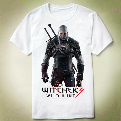 TheWicher3gwentgeralt巫师3昆特牌TeeShirt圆领衣服上衣T恤