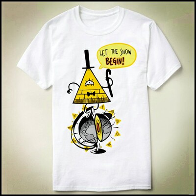 GravityFalls怪诞小镇BillCipher衣服成人TeeT-ShirtT恤y