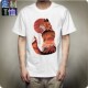 新款 狐狸t恤男潮流情侣休闲款 个性 2020夏季 日系定制圆领透气短袖