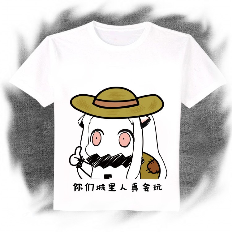 舰队collection 北方栖姬/北方酱 动漫白色长短袖t恤多图