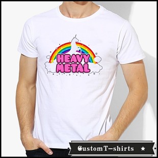HEAVY METAL Unicorn  文化衫短袖男女 成人 T恤T-shirt7