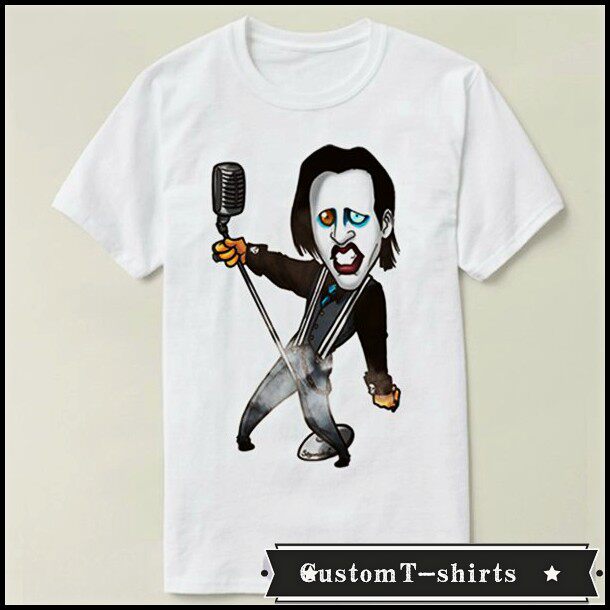 marilyn manson玛丽莲曼森文化衫礼物男女成人  t恤t-shirt