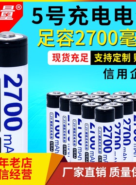 倍量Doublepow深圳5号充电电池镍氢电动工具麦克风1.2V五号电池