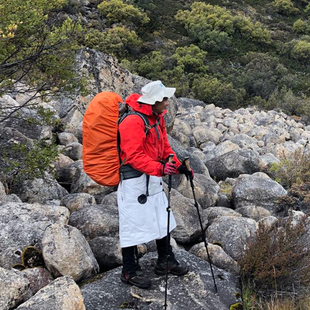 围裙 登山野营轻量便捷涂硅雨披户外升级款 雪裙 三峰户外防水雨裙