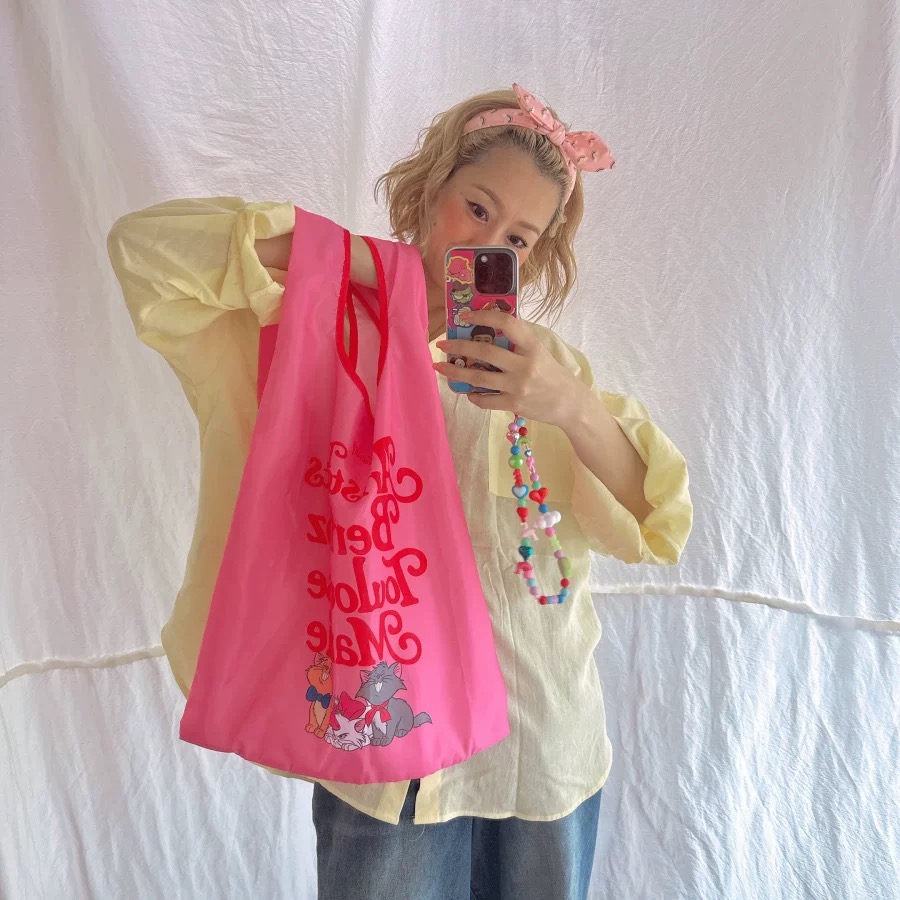 日单卡通动漫可折叠尼龙环保袋购物袋无套袋特价 有微瑕介意wu拍