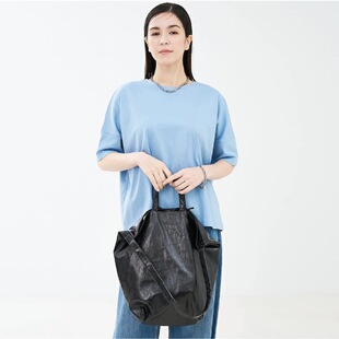 x亮面革金属pu料手提单肩两用款 日单简约随性北欧风coll 补货到