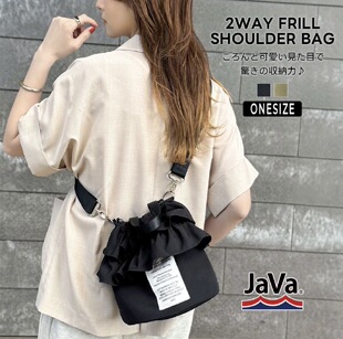 日单早春裙摆贴布轻量化手提抽绳圆底水桶包 肩带可脱卸斜挎