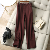 百搭垂坠感气质显瘦宽松阔腿裤 通勤时尚 高JI时髦提气场 DA长腿