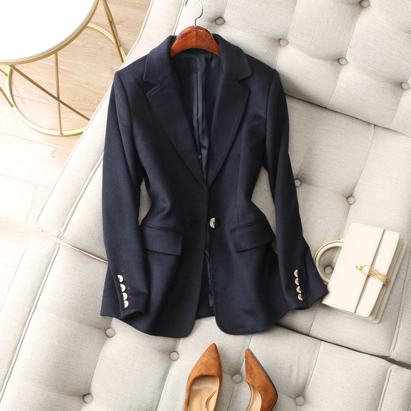 cbd菁英商务之选定制拼色冬垫肩