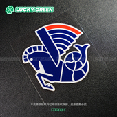法航飞马徽标 个性 竞技轿跑贴纸 lucky良运车贴 反光防水装 饰贴