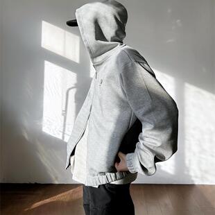 NOSD by BUllSHITLAB 24FW 基础系列抗皱挺阔380g空气层拉链卫衣