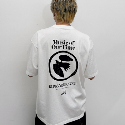 NOSD by BUllSHITLAB 音乐系列 “飞鸟”做旧水洗LOGO短袖