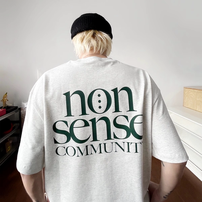 NOSD by BUllSHITLAB 基础系列“12色齐发竖版基础logo短袖T恤”