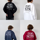 爱心竖标LOGO BUllSHITLAB NOSD 25FW 基础系列 长袖 T恤