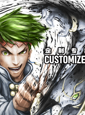 SMTM适用苹果/华为/小米/OPPO/VIVO荧光手机壳定制JOJO的奇妙冒险