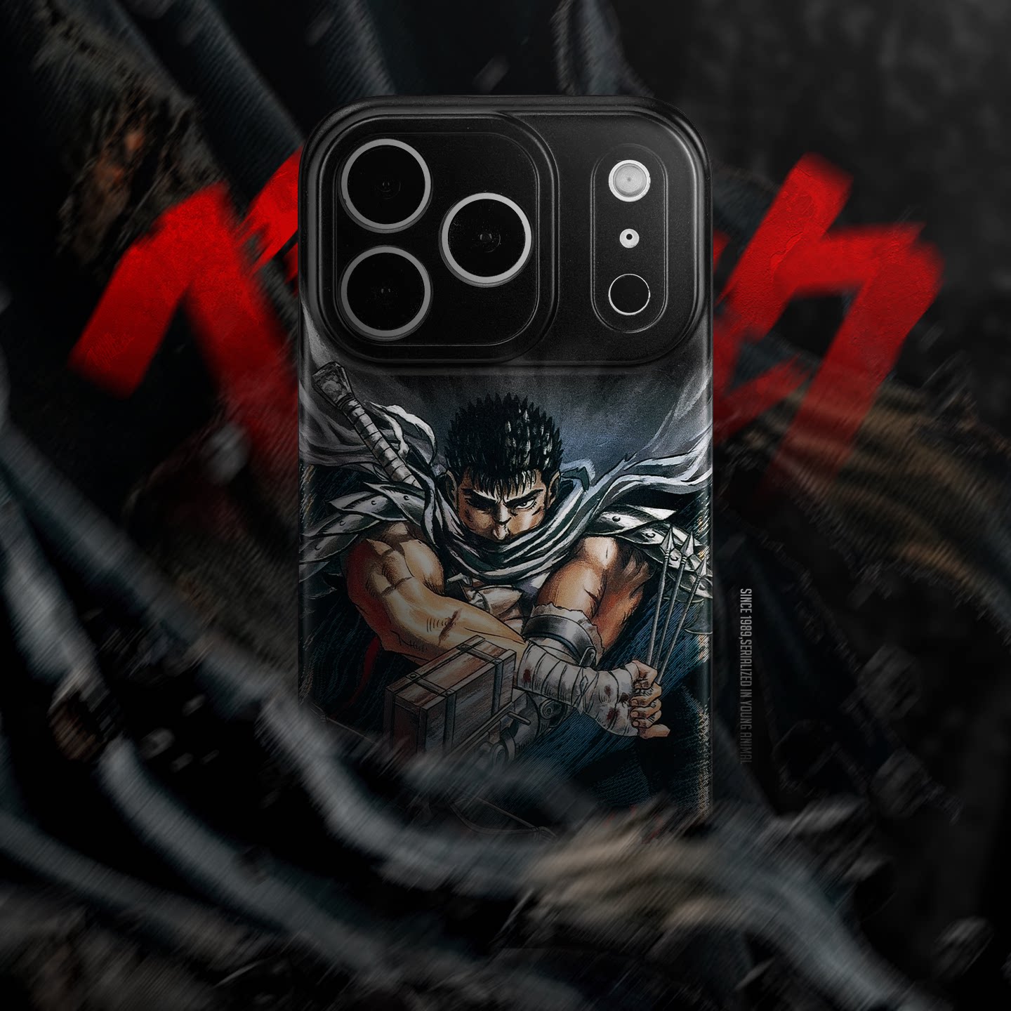 SMTM适用磁吸苹果17promax新款外壳16保护套15动漫二次元周边剑风传奇手机壳暗黑风原创意