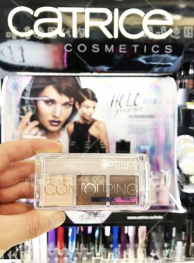 现货包邮 德国 catrice 眼影高光修容眉粉持久提亮自然立体综合盘