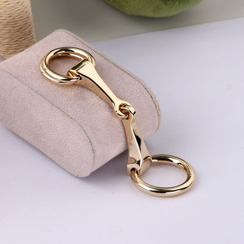 马衔奢华钛钢女丝巾扣光滑不勾丝