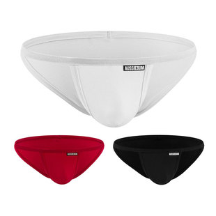 棉性感窄边立体U凸囊袋高弹透气低腰COLIN 三角内裤 AUSSIEBUM 男士