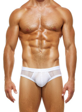 ModusVivendi 男士三角内裤性感运动立体U凸囊袋透视低腰 06113