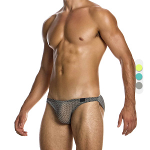 MODUS VIVENDI 性感高弹超薄纱网微透视男士三角内裤囊袋 04513