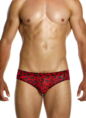 Modus Vivendi 性感豹纹纱网透视男士三角内裤透气高弹低腰 15415