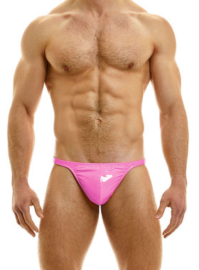 ModusVivendi 性感男士丁字裤漆皮亮面运动U凸囊袋紧身低腰 08016