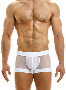 ModusVivendi 男士纱网平角内裤性感立体囊袋U凸透视低腰 09321